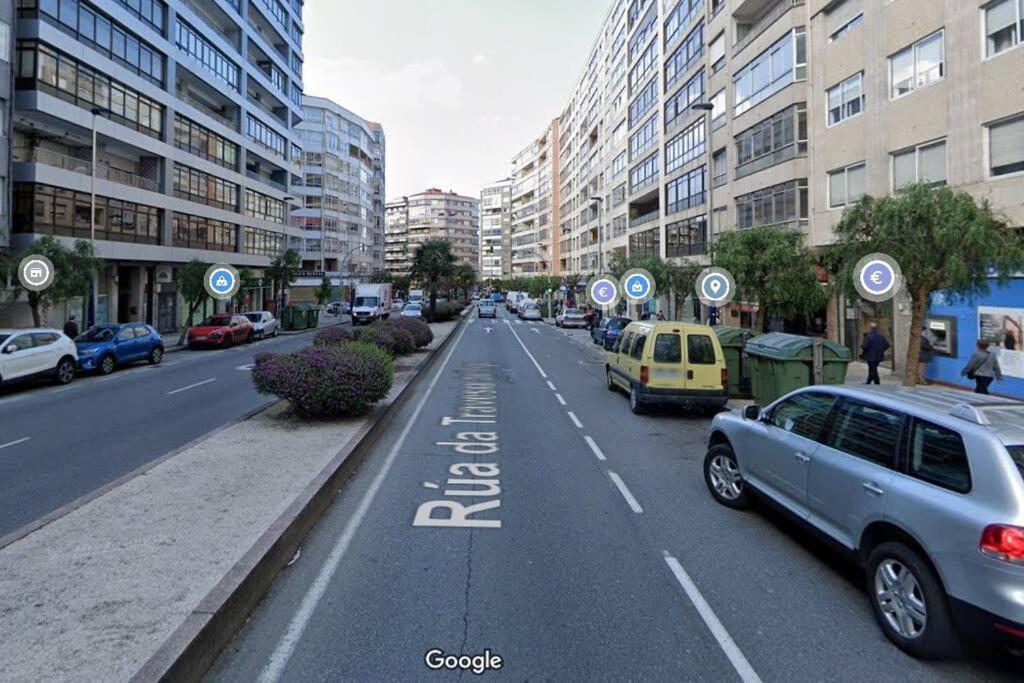 Espacioso Piso Con Garaje Cerca Del Centro De Vigo Exteriér fotografie